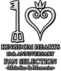 Kingdom Hearts 10th Anniversary Fan Selection -Melodies & Memories- Logo.png