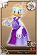Daisy Duck card (card 186) from Kingdom Hearts χ