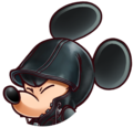 Mickey in black coat's sprite when he is hurt.
