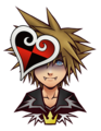 Sora's normal Limit Form sprite when visiting Halloween Town.