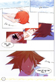 Washed up on the shores of Destiny Islands, Kairi is discovered by Sora.