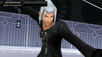 Intro cutscene of the fight against Young Xehanort in KH3D.