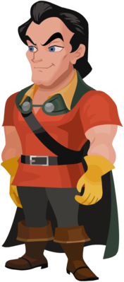 Gaston as he appears in Kingdom Hearts χ