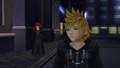 Axel tries to stop Roxas from leaving the Organization.