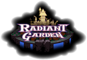 The Radiant Garden logo in the re-release of Kingdom Hearts II Final Mix as part of Kingdom Hearts HD 2.5 ReMIX. You can see that the place where the article stood before is not altered in any way, it just looks unfinished now.