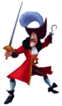 Captain Hook in Kingdom Hearts.