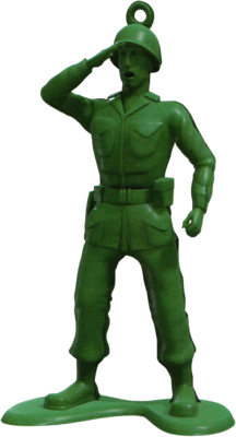One of the Green Army Men