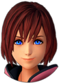 Unused idle sprite of Kairi not in combat when playable in Re Mind.