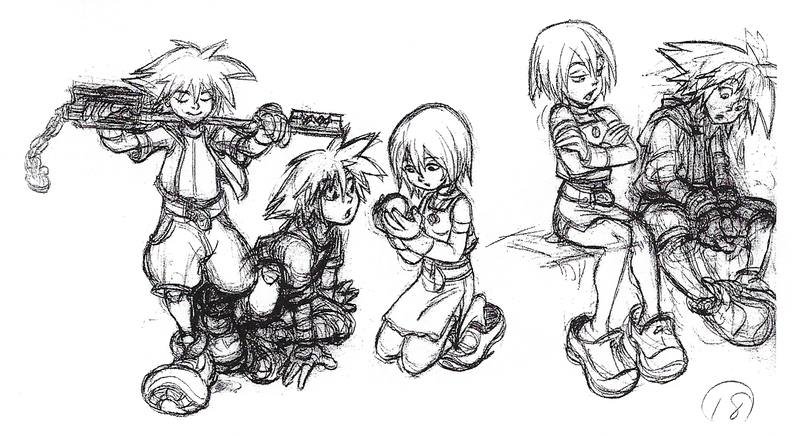 File:Sora and Kairi (Concept Art 1).png